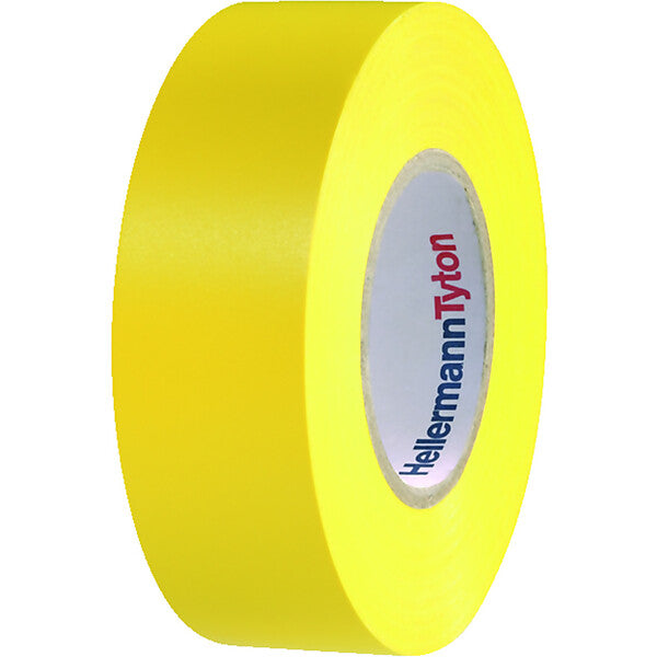 HellermannTyton PVC Isolierband 15-19x20 gelb HTAPE-FLEX15-19x20YE